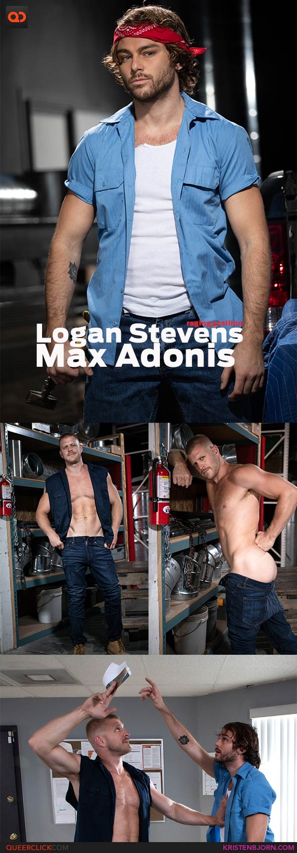 Raging Stallion: Logan Stevens and Max Adonis