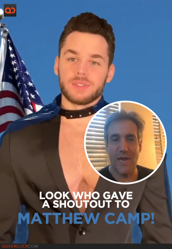 LOOK: Former Lawyer Michael Cohen Gives a Shoutout to Matthew Camp!