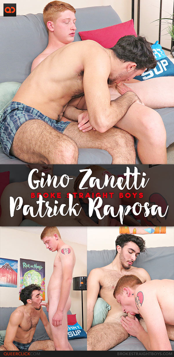 Broke Straight Boys: Gino Zanetti Fucks Patrick Raposa - Bareback
