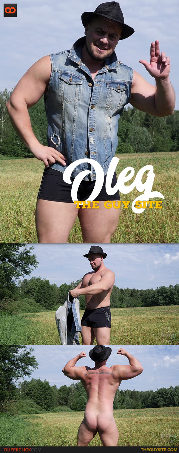 The Guy Site: Oleg - Russian Strongman Jerks Off in the Country