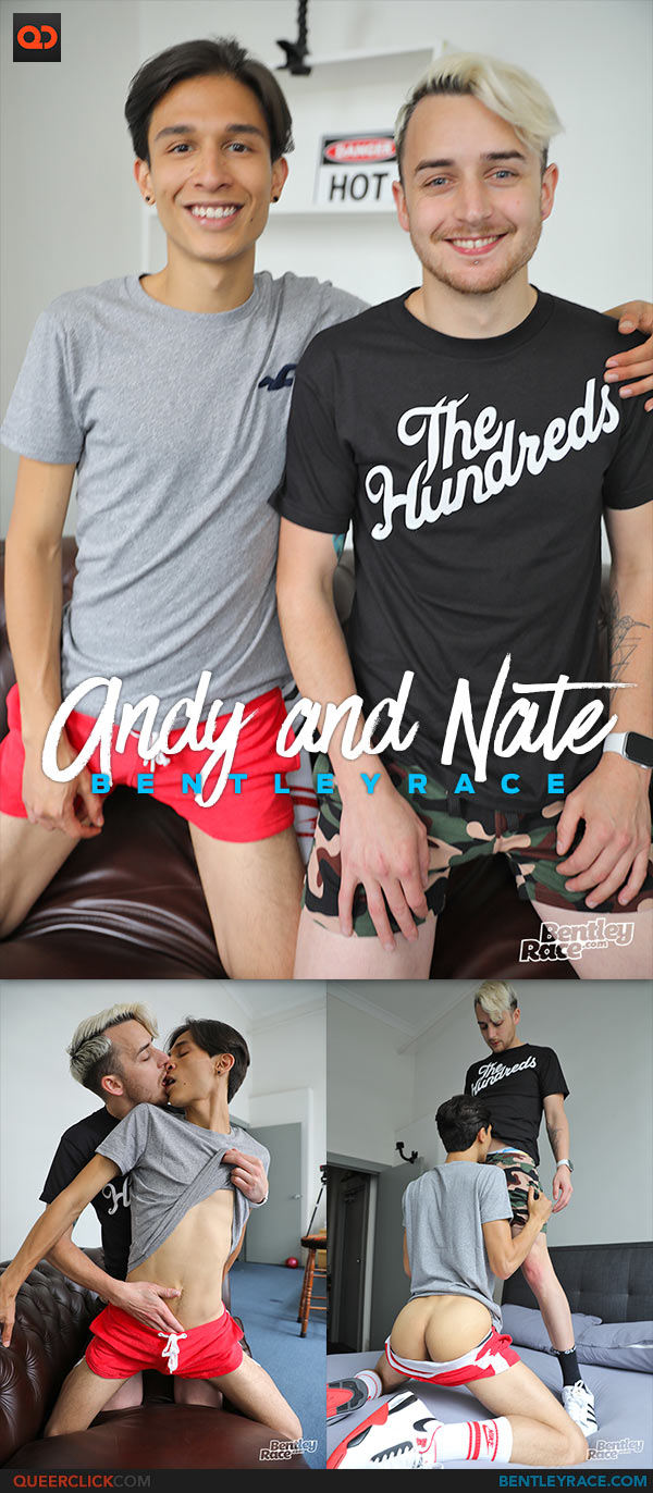 Bentley Race: Cute Mates Andy Samuel and Nate Anderson Dropped in for Their First Shoot Together