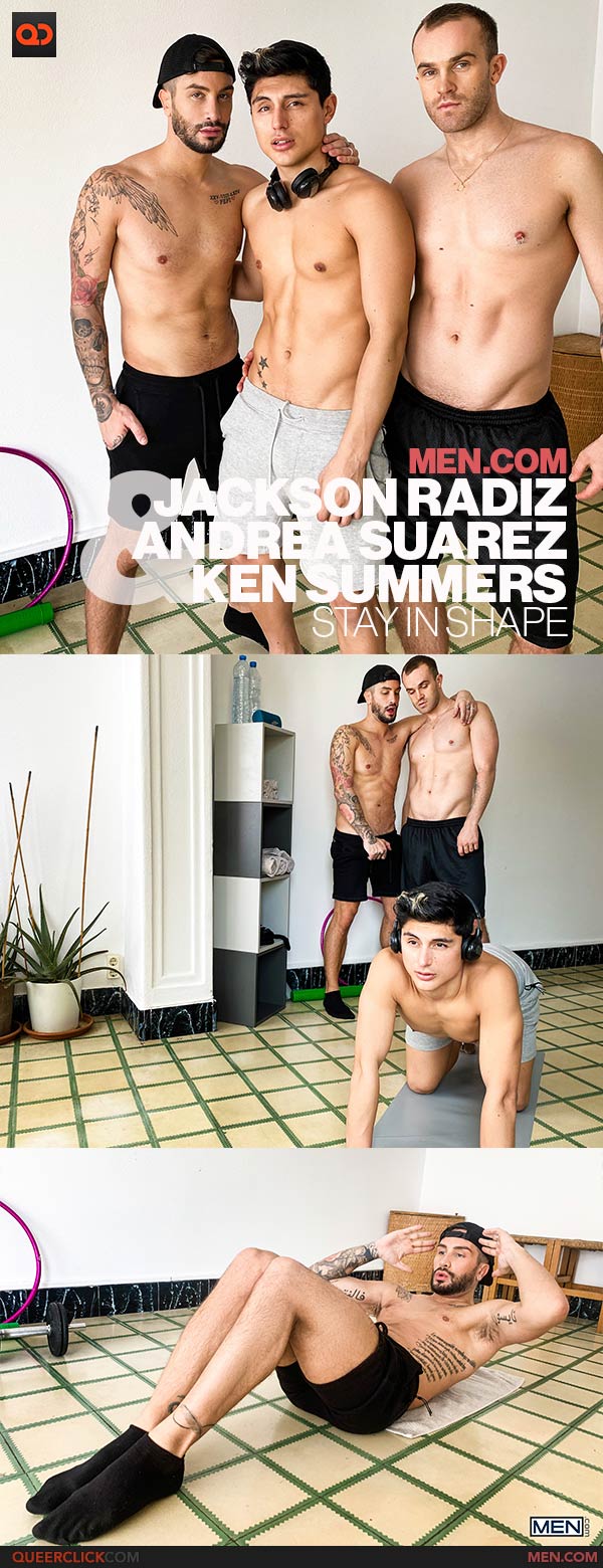 Men.com: Ken Summers, Andrea Suarez and Jackson Radiz