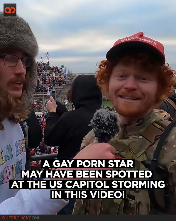 This Gay Porn Star May Have Been Spotted at the US Capitol Storming!