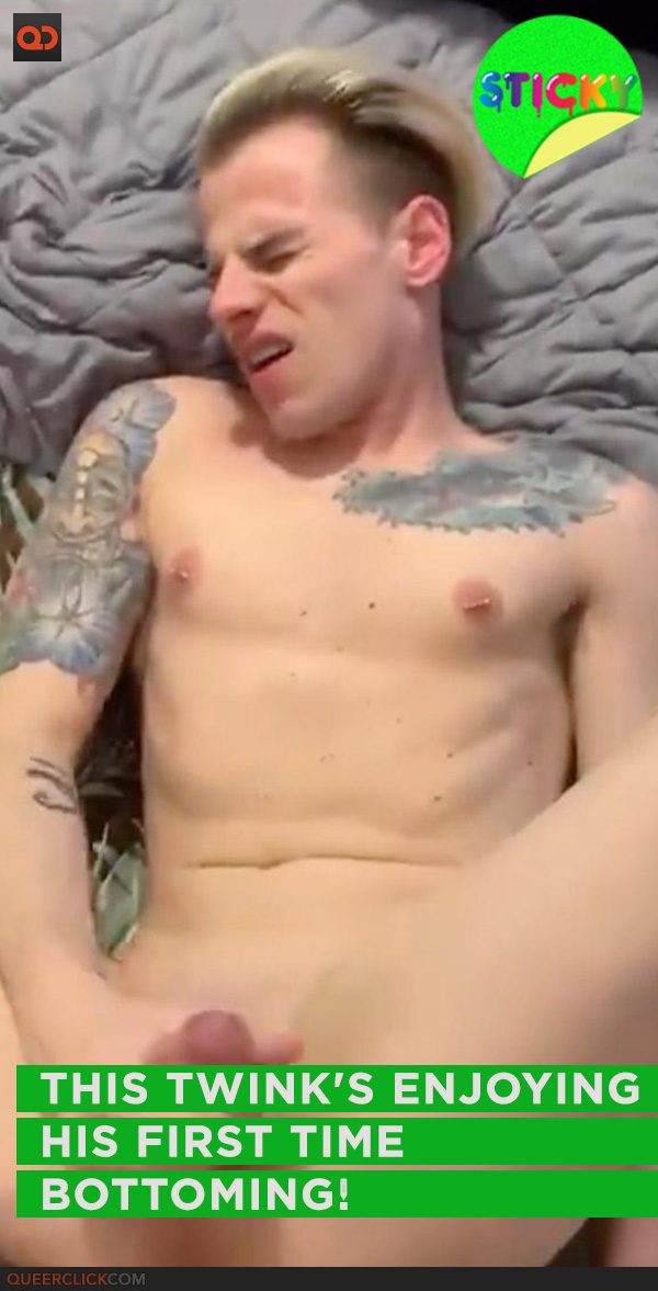 This Twink is Enjoying His First Time Bottoming!