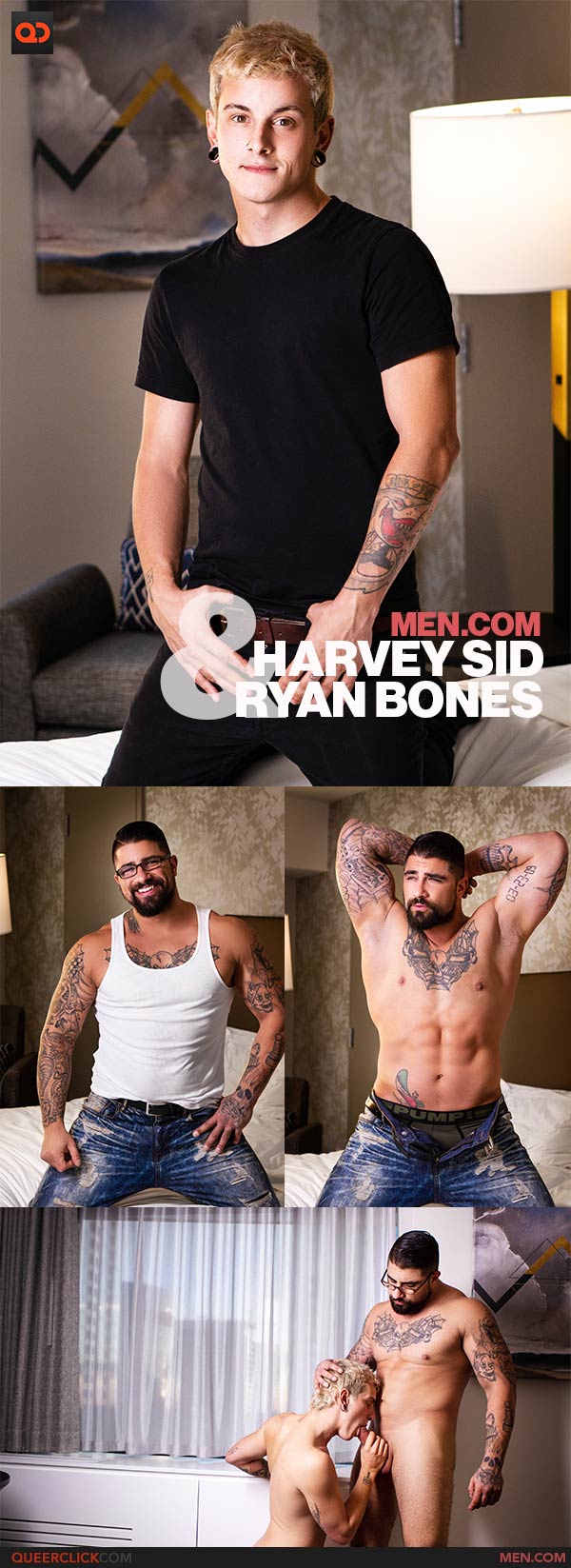 Men.com: Harvey Sid and Ryan Bones