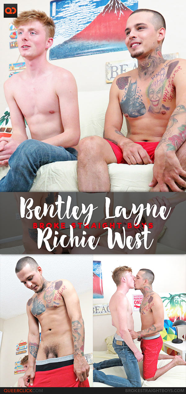 Broke Straight Boys: Bentley Layne Fucks Richie West - Bareback