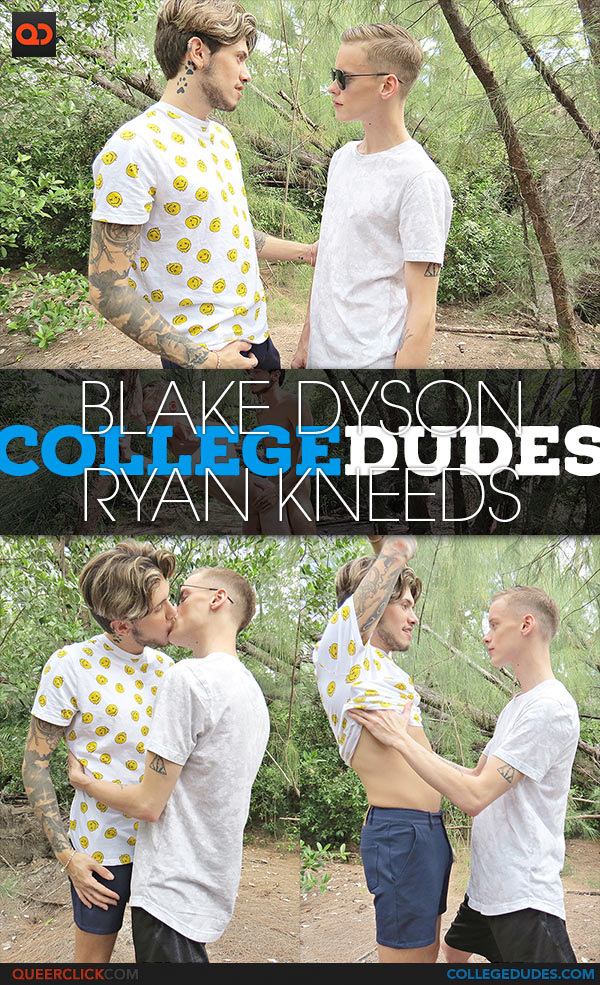 CollegeDudes: Ryan Kneeds Fucks Blake Dyson - Bareback