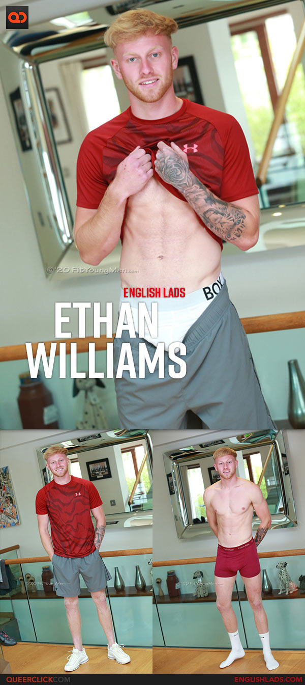 English Lads: Straight Young Footballer Ethan Williams gets Wanked and Spanked