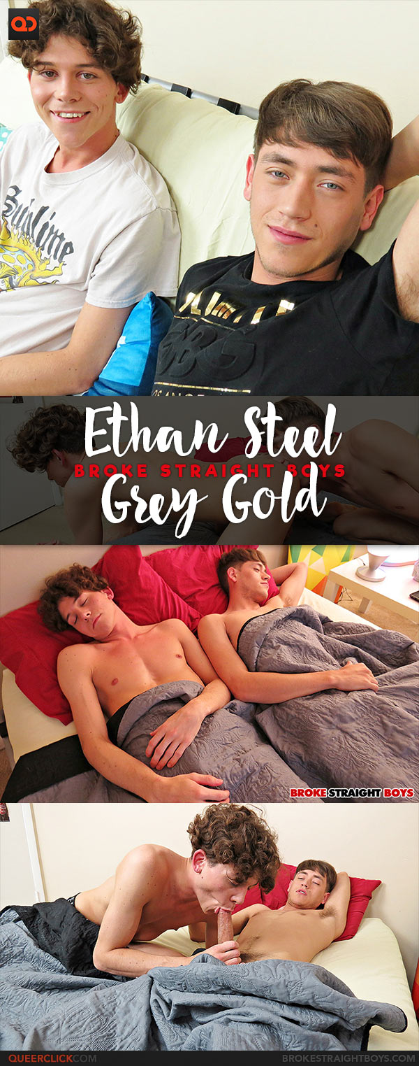 Broke Straight Boys: Ethan Steel Fucks Grey Gold - Bareback