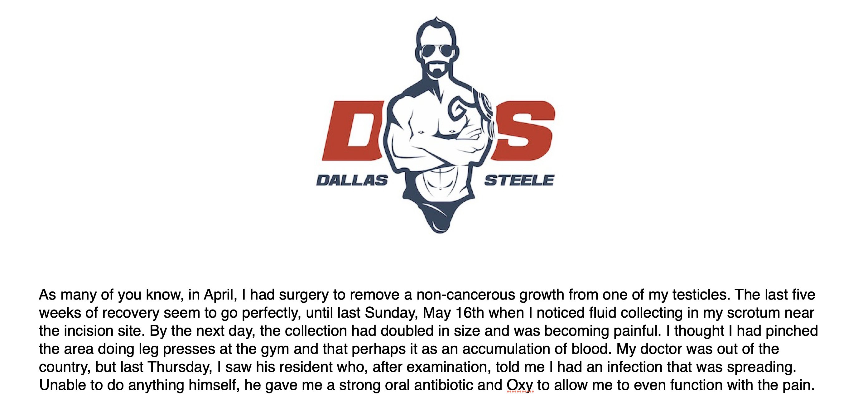 Dallas Steele Ordered by Doctor 