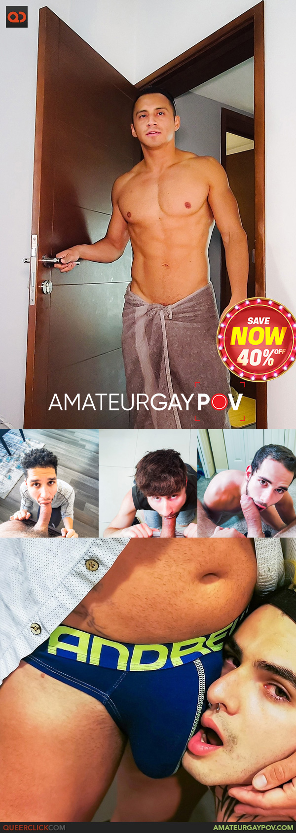 New Site Attack - Amateur Gay POV