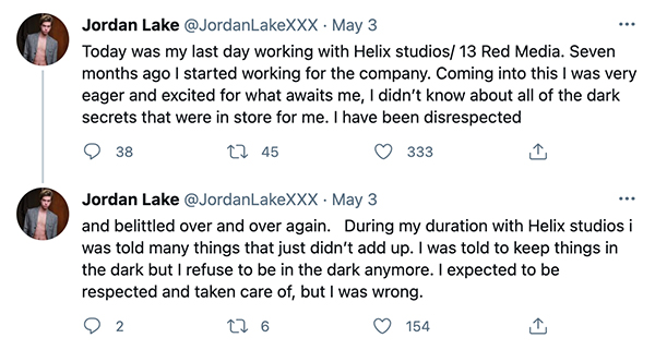 A Timeline of the Whole Eli Bennet and Jordan Lake vs Helix Studios Issue