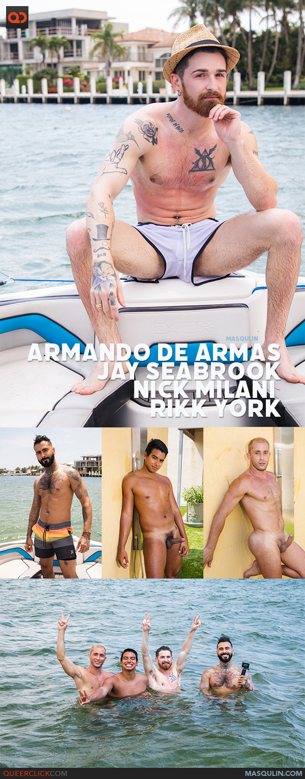 Masqulin: Armando De Armas, Jay Seabrook, Nick Milani and Rikk York