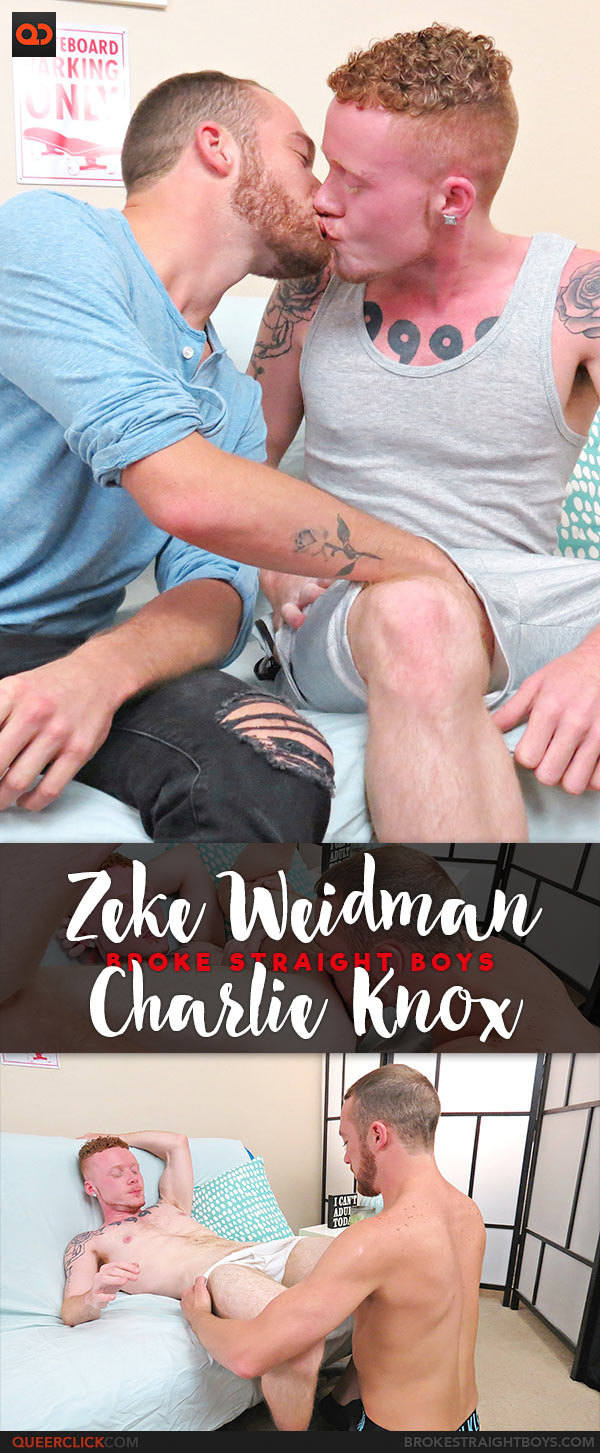 Broke Straight Boys: Zeke Weidman Fucks Charlie Knox - Bareback