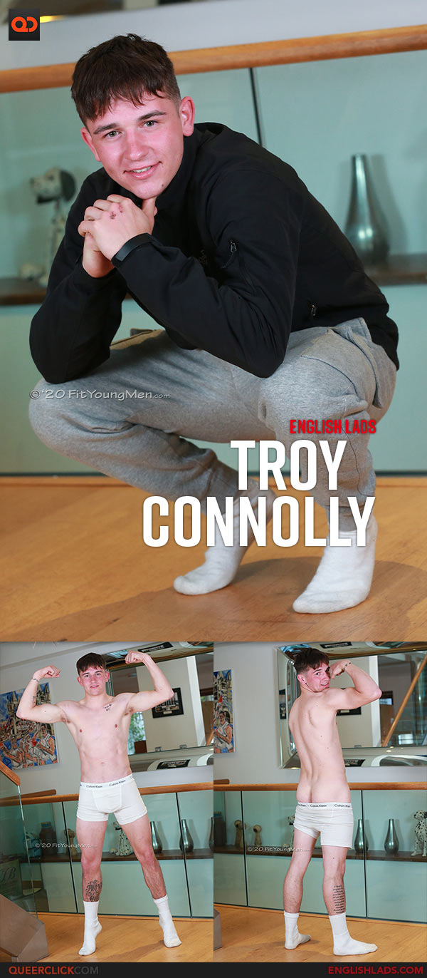 English Lads: Young Straight and Lean Troy Connolly's first Manhandling