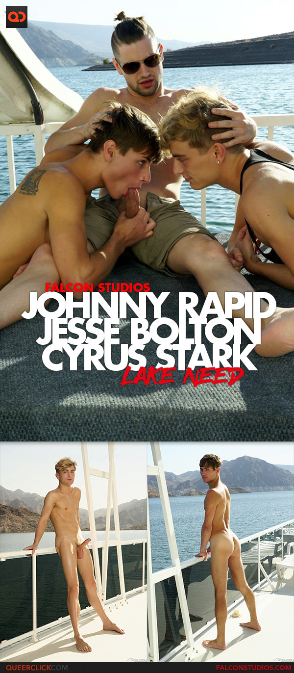 Falcon Studios: Johnny Rapid, Jesse Bolton and Cyrus Stark - Bareback Threesome