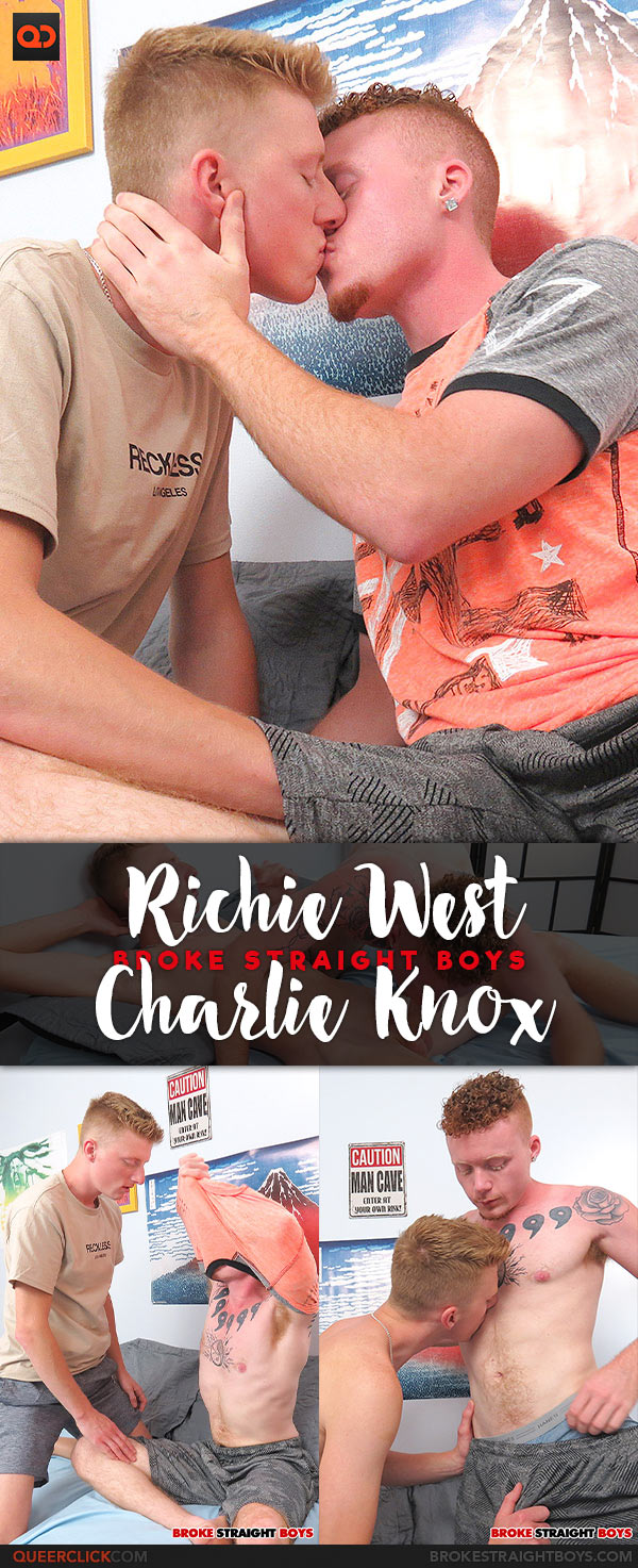 Broke Straight Boys: Richie West Fucks Charlie Knox - Bareback