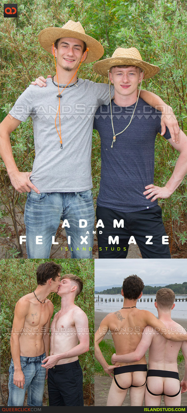 Island Studs: Adam and Felix Maze