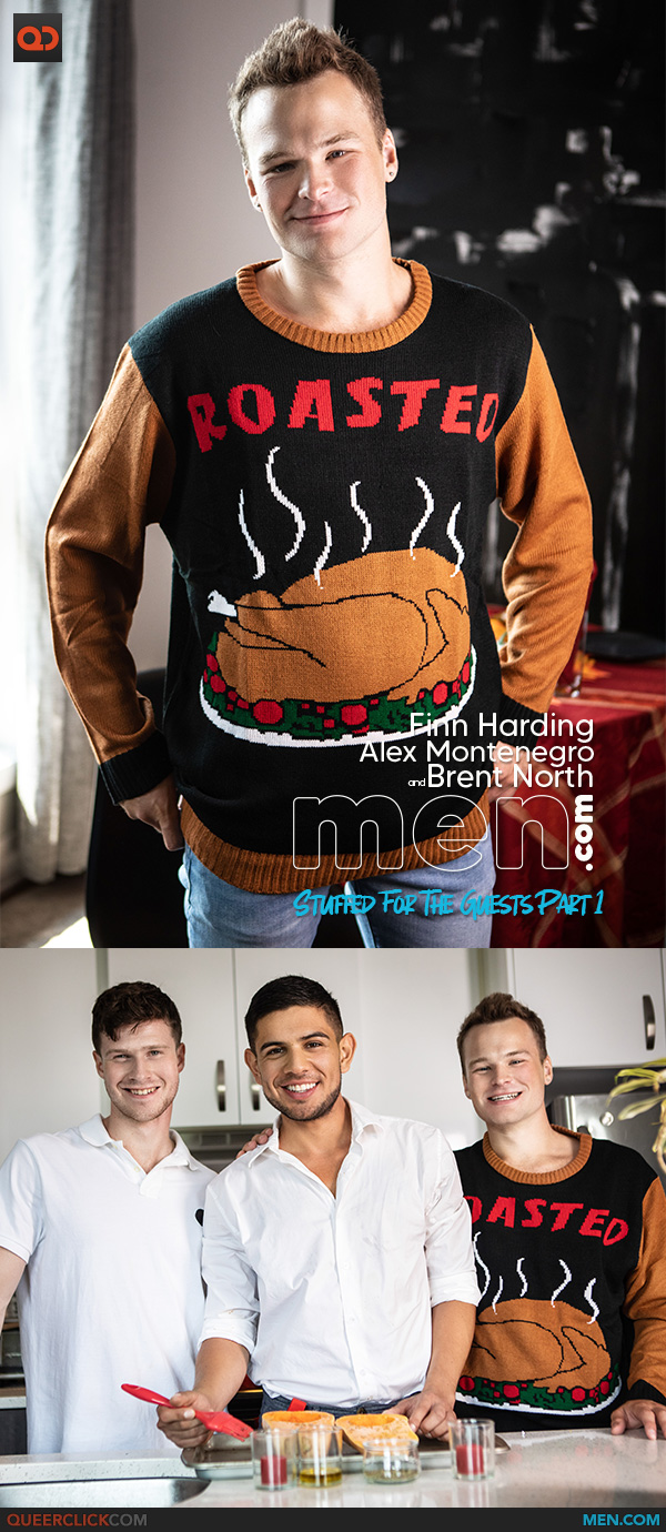 Men.com: Finn Harding, Brent North and Alex Montenegro