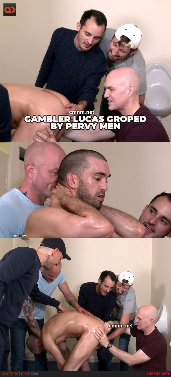 Gambler Lucas Groped by Pervy Men at CMNM.net