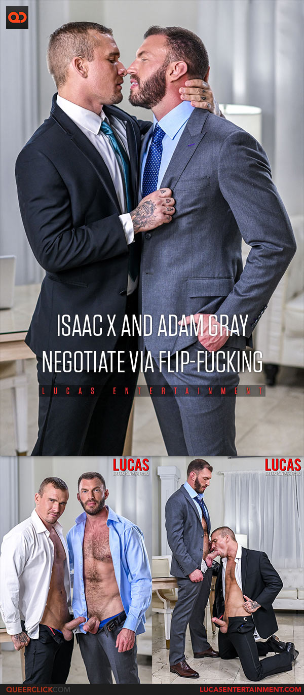 Lucas Entertainment: Adam Gray and Isaac X Flip Fuck