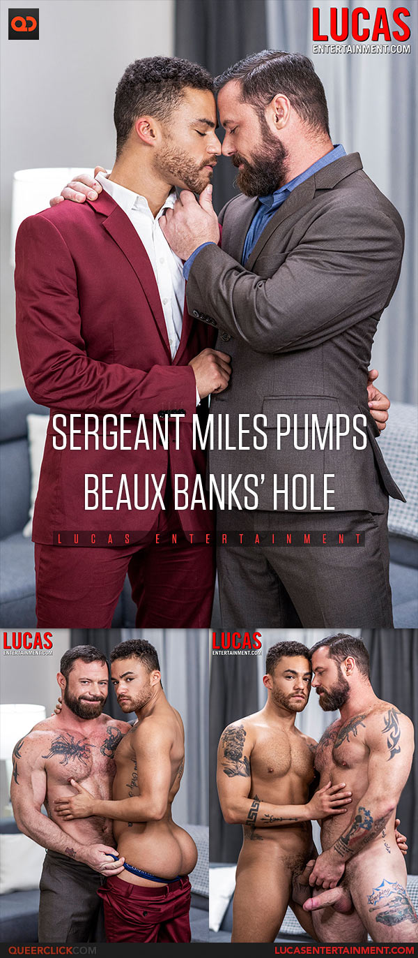 Lucas Entertainment: Sergeant Miles Fucks Beaux Banks