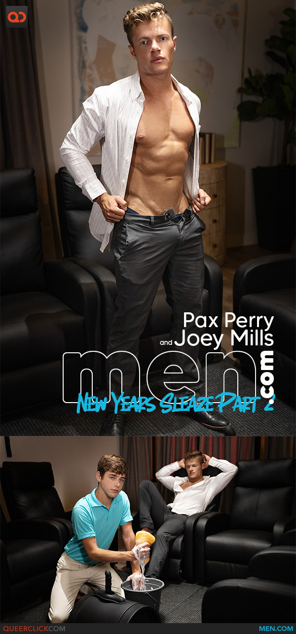 Men.com: Joey Mills and Pax Perry - New Years Sleaze Part 2
