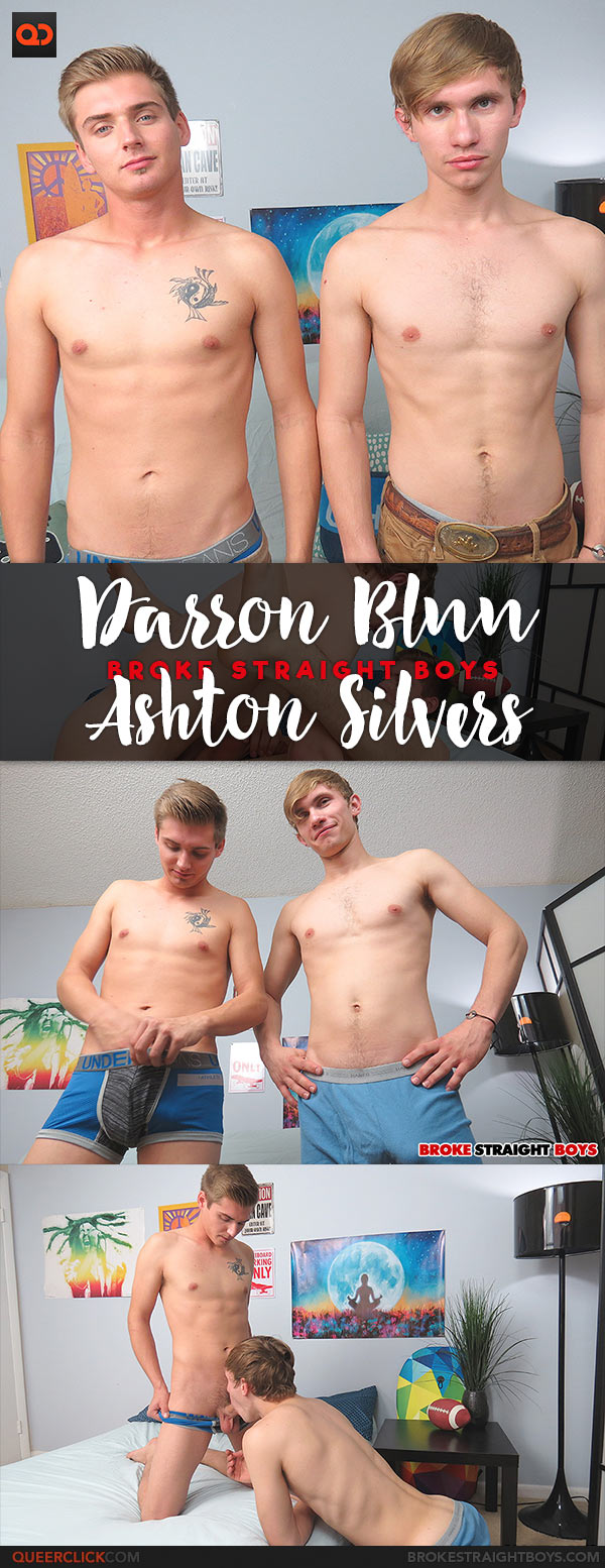 Broke Straight Boys: Darron Bluu and Ashton Silvers Flip Fuck