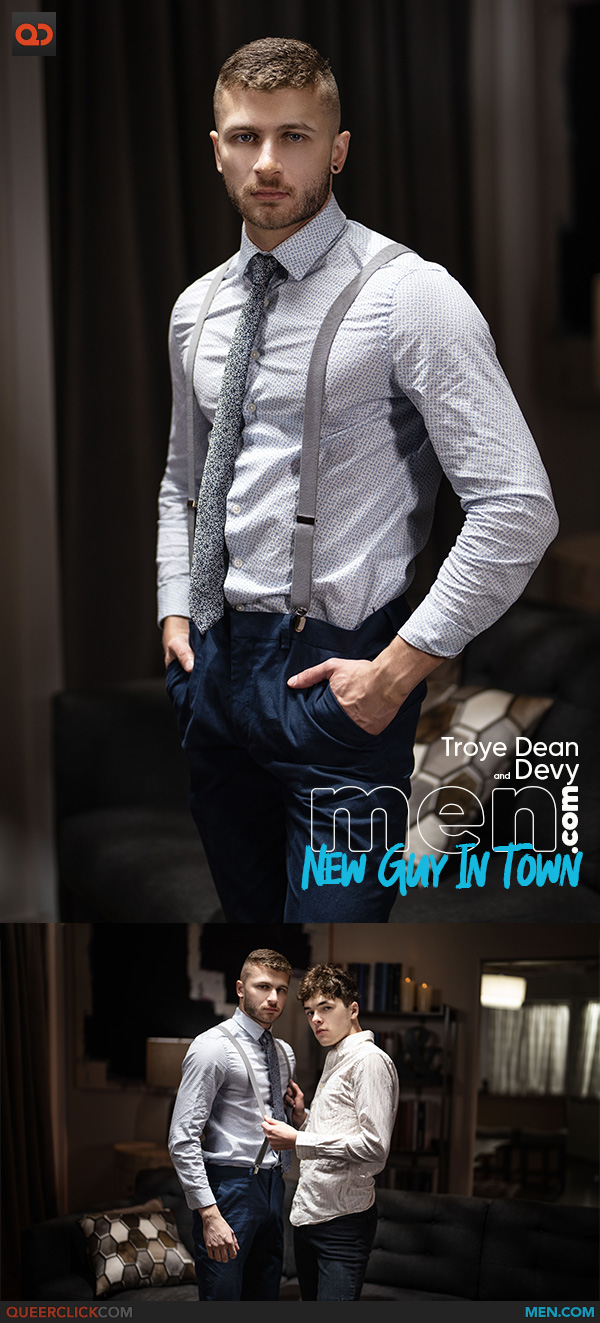 Men.com: Devy and Troye Dean -  New Guy in Town
