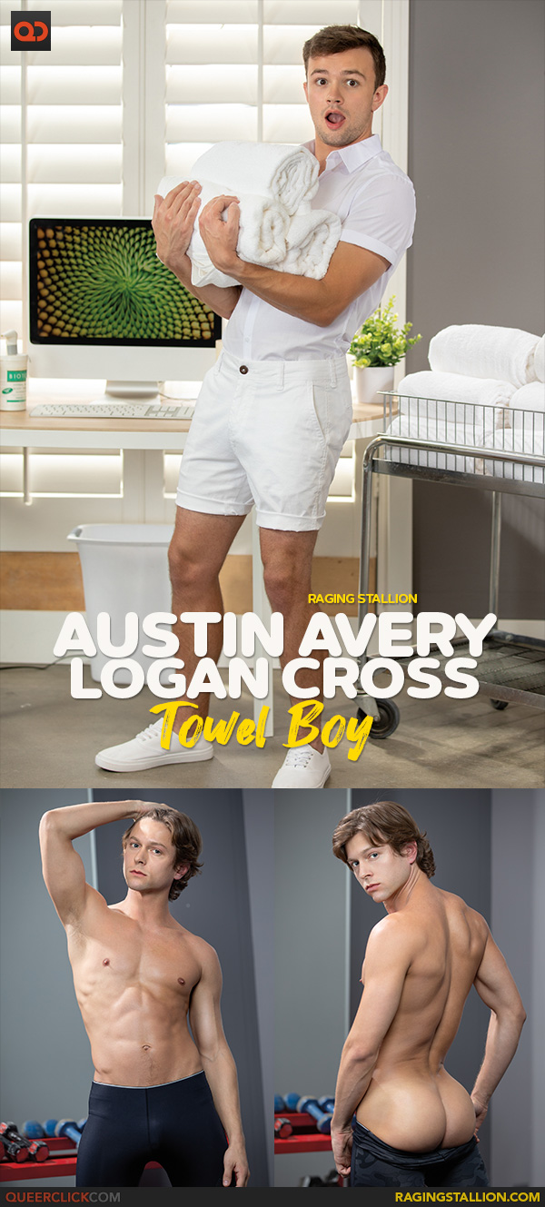 Raging Stallion: Logan Cross and Austin Avery - Towel Boy