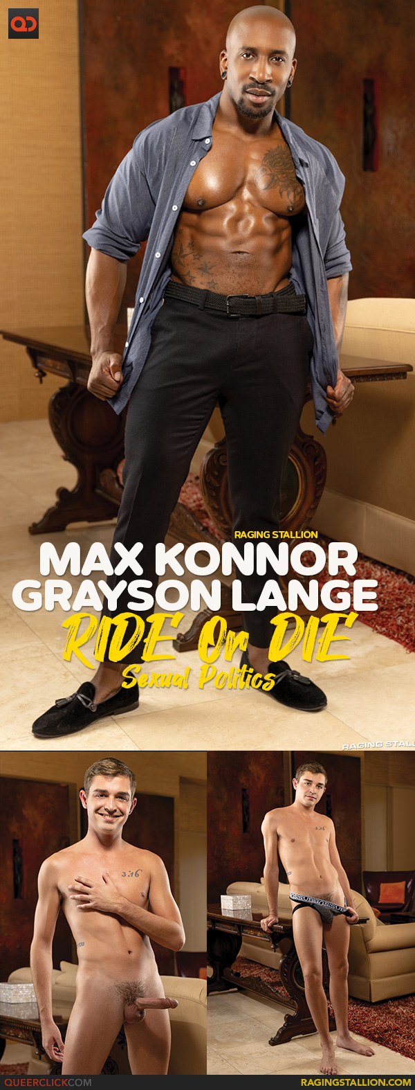 Raging Stallion: Max Konnor and Grayson Lange - RIDE Or DIE: Sexual Politics
