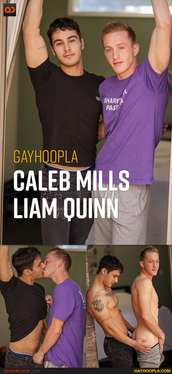 Gayhoopla: Caleb Mills Fucks Liam Quinn