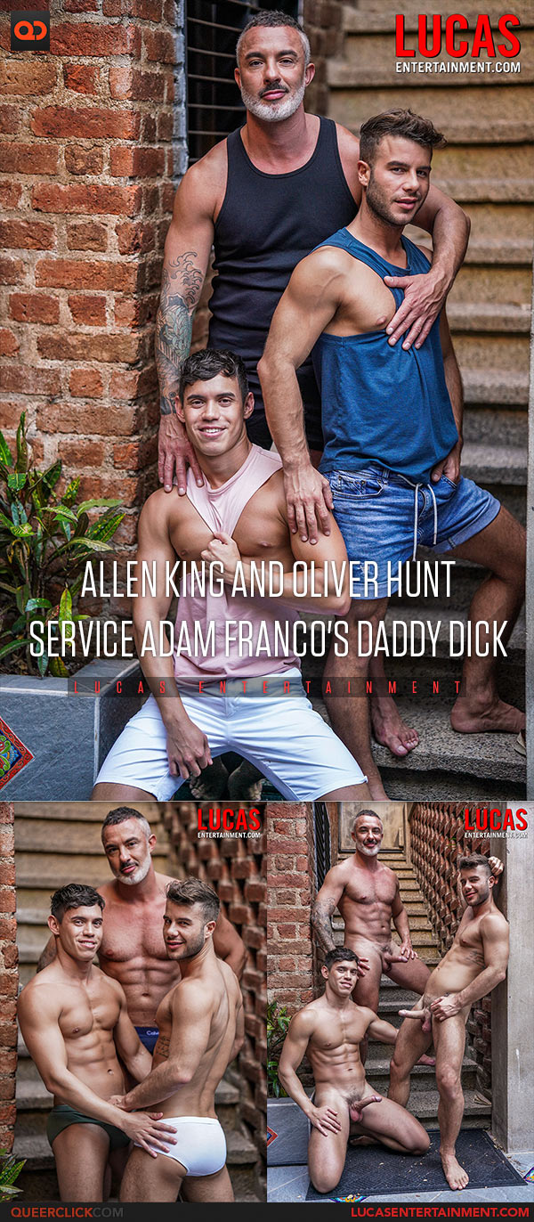 Lucas Entertainment: Allen King, Oliver Hunt and Adam Franco - Bareback Threesome