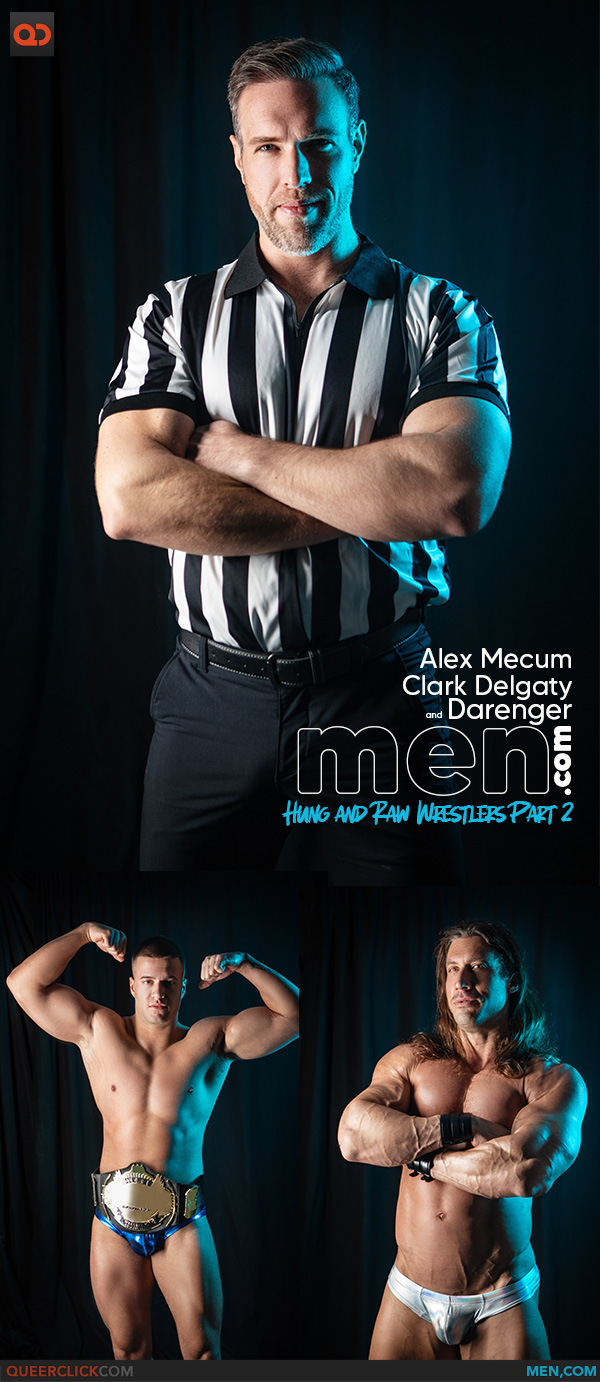 Men.com: Alex Mecum, Clark Delgaty and Darenger - Hung and Raw Wrestlers Part 2