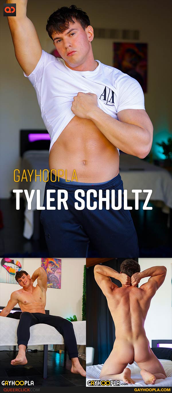 Gayhoopla: Buff Boy Tyler Schultz Makes a Mess and Cleans It Up
