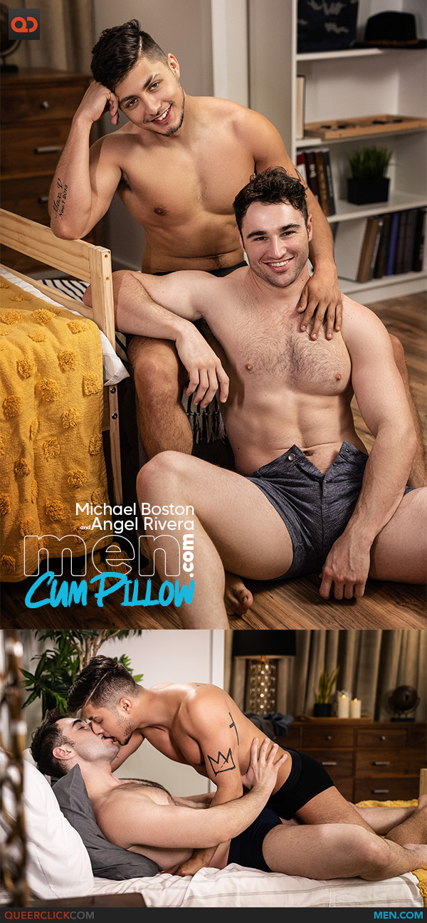 Men.com: Angel Rivera and Michael Boston - Cum Pillow