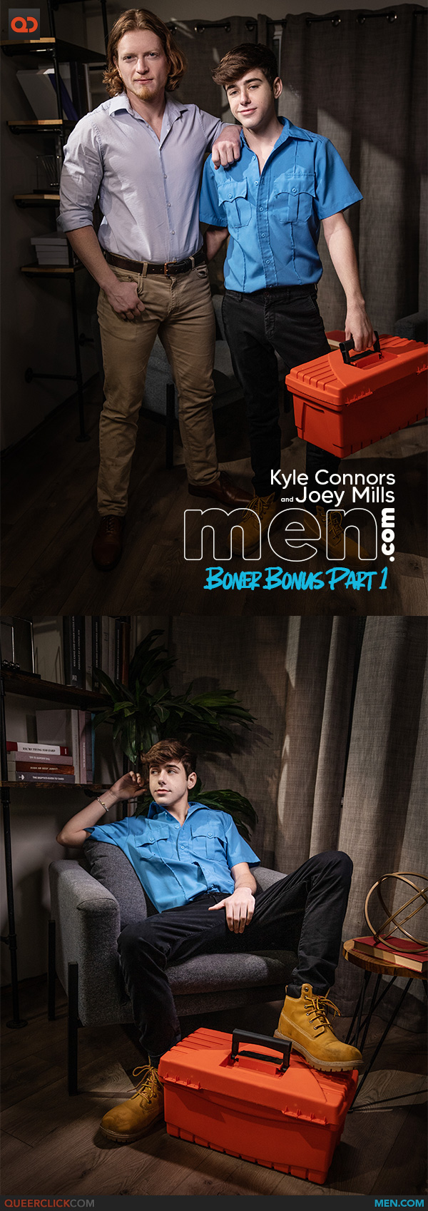 Men.com: Joey Mills and Kyle Connors - Boner Bonus Part 1