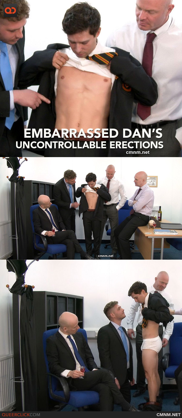 Embarrassed Dan’s Uncontrollable Erections at CMNM.net