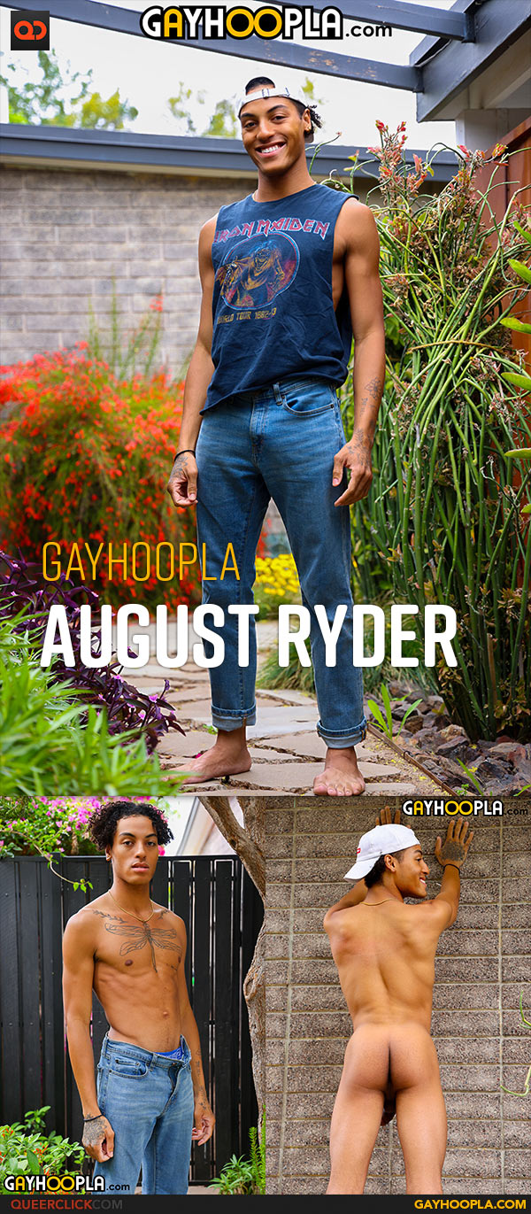 Gayhoopla: August Ryder - Finally On The Right Side Of The Camera!