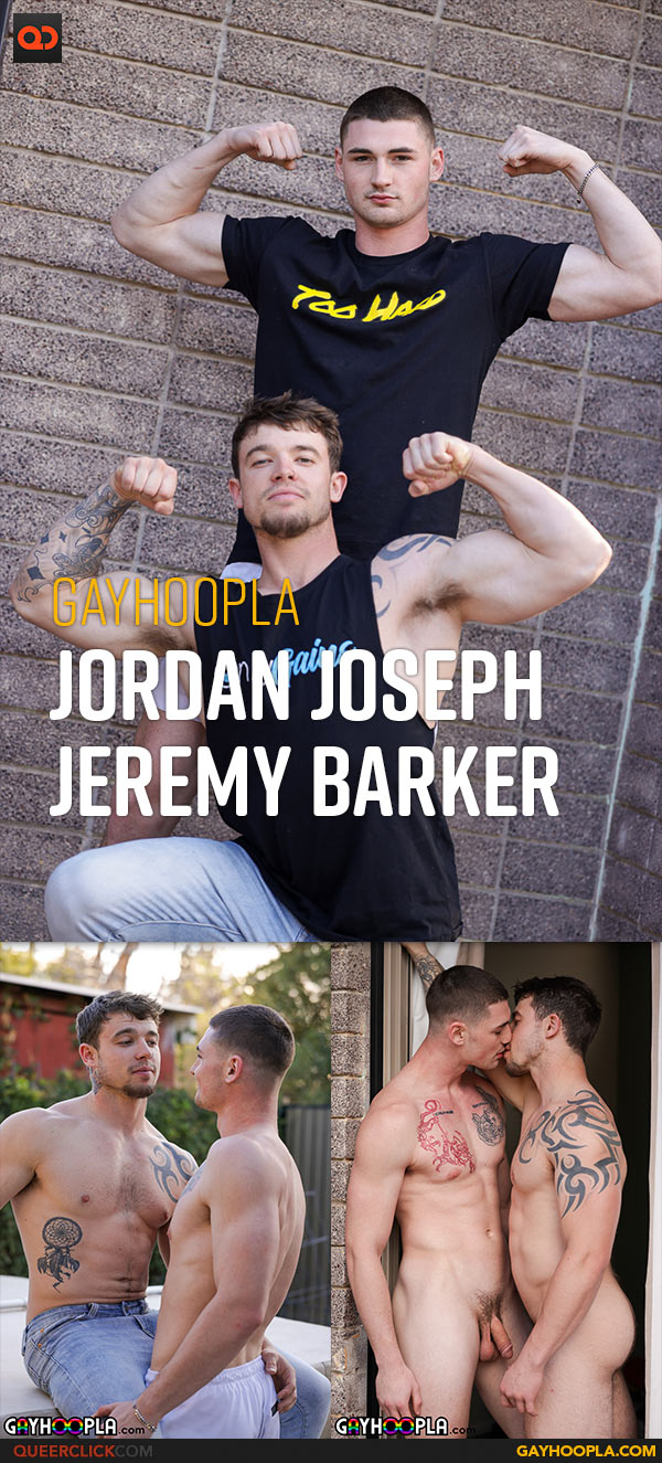 Gayhoopla: Jordan Joseph Fucks Jeremy Barker - Gym Buddies Get What They've Always Wanted