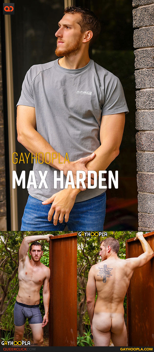 Gayhoopla: Max Harden Drains His Balls and Eats It Up