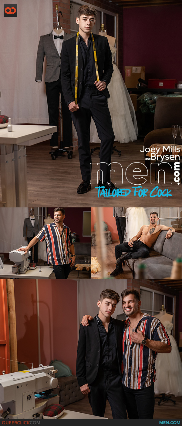Men.com: Brysen and Joey Mills - Tailored For Cock