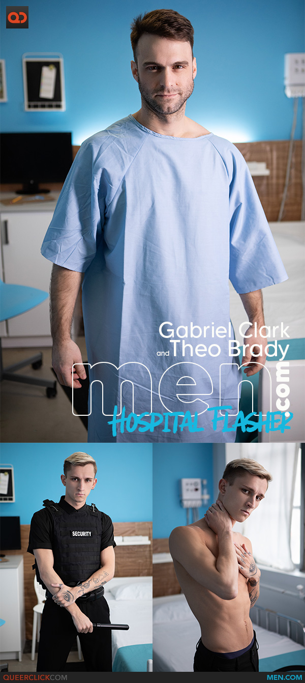 Men.com: Gabriel Clark and Theo Brady - Hospital Flasher