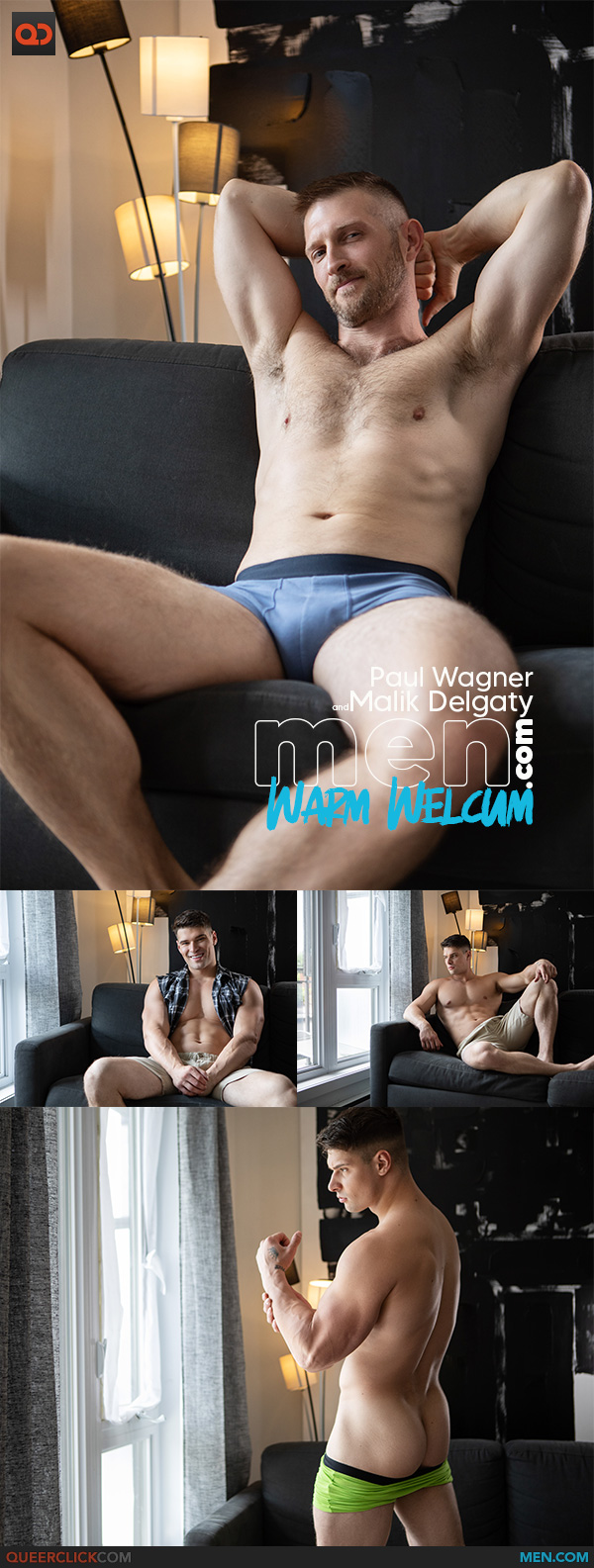 Men.com: Malik Delgaty and Paul Wagner - Warm Welcum