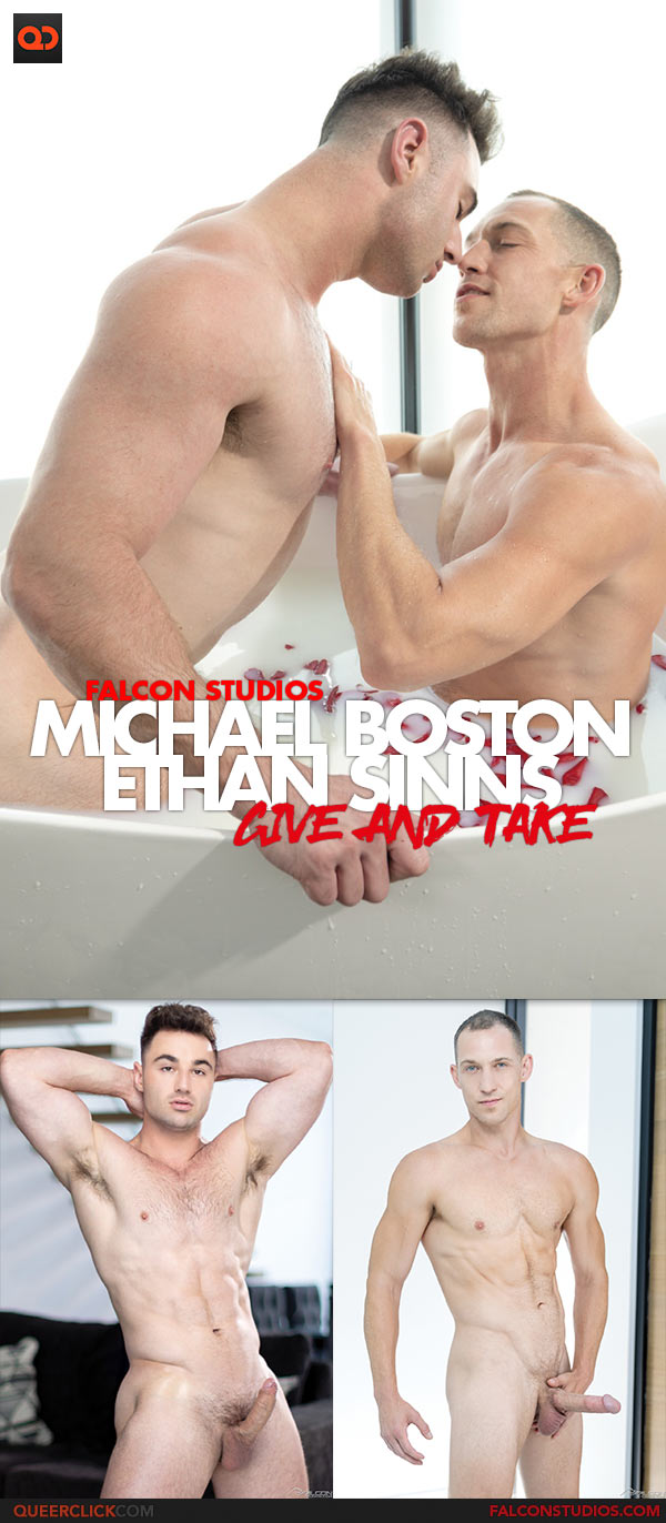 Falcon Studios: Michael Boston and Ethan Sinns Flip Fuck - Give and Take