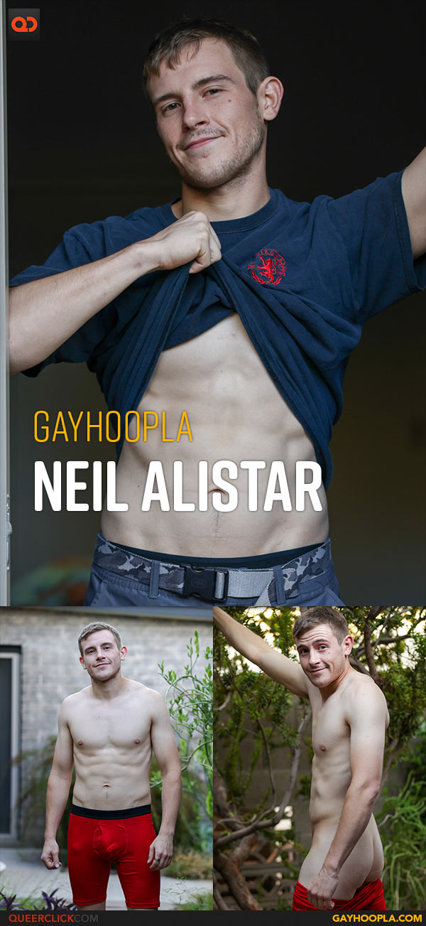 Gayhoopla: Neil Alistar - Shy Mid West Guy Jerks His Cock for You
