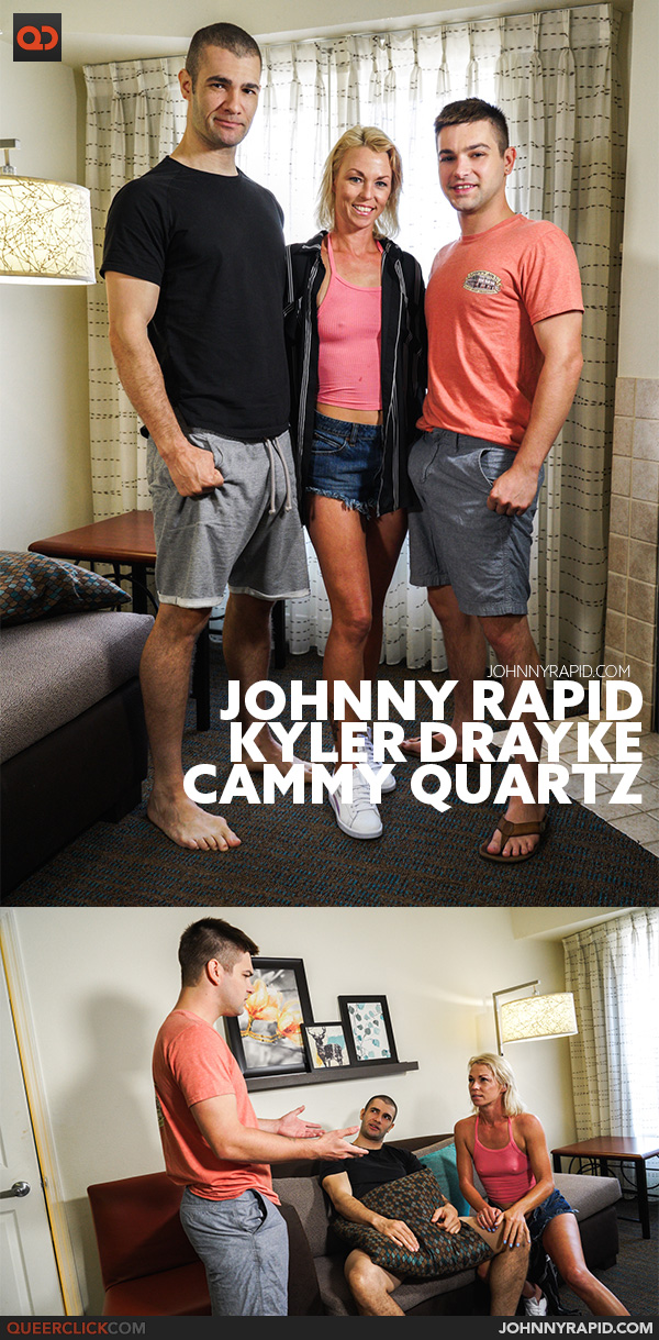 Johnny Rapid: Johnny Rapid, Kyler Drayke and Cammy Quartz
