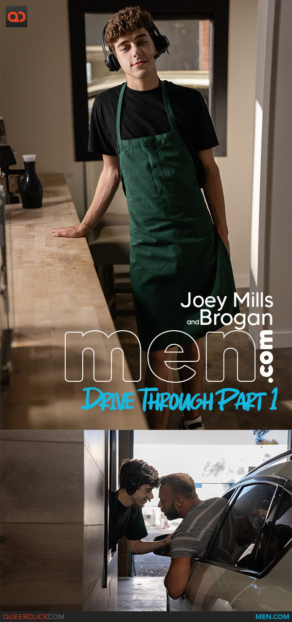 Men.com: Joey Mills and Brogan - Drive Through Part 1