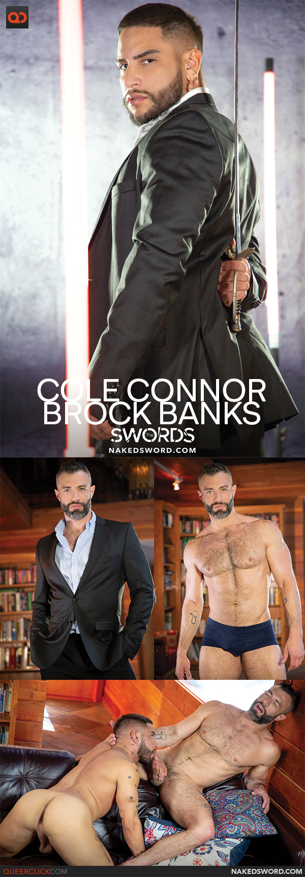 Naked Sword: Brock Banks and Cole Connor - The Swords Scene 3 -BLACK FRIDAY SAVINGS