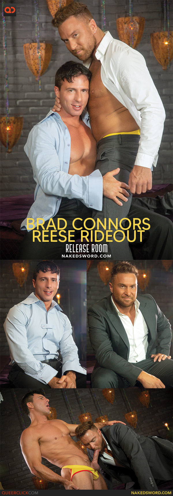 Naked Sword: Reese Rideout and Brad Connors - Release Room, Scene 5